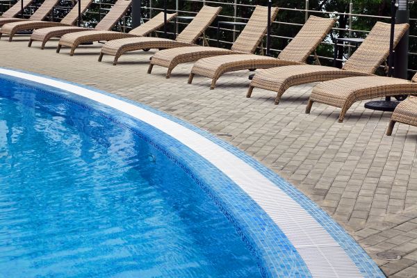 Cost of Poolside Hardscaping in Novato